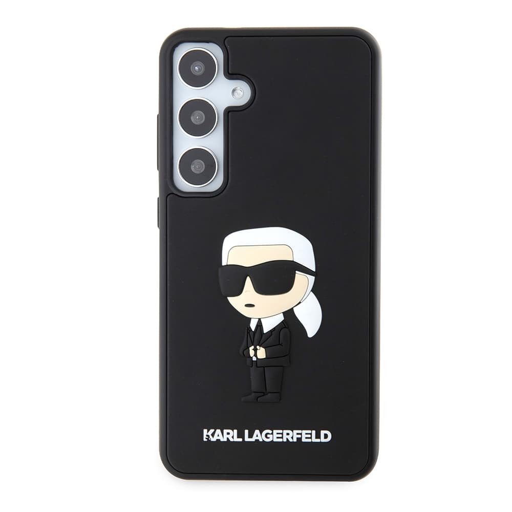 Karl Lagerfeld 3D Design Samsung Galaxy S24 Plus Rubber Ikonik růžová - náhled 2