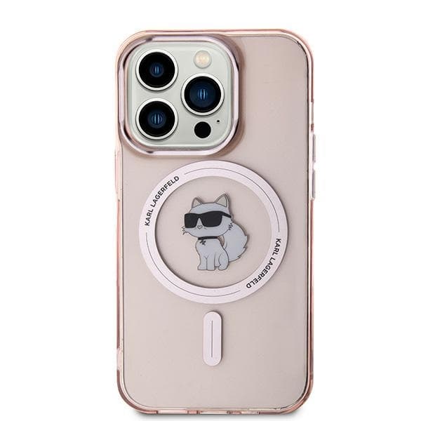 Karl Lagerfeld IML MagSafe iPhone 14 Pro Max Růžová Choupette - náhled 2