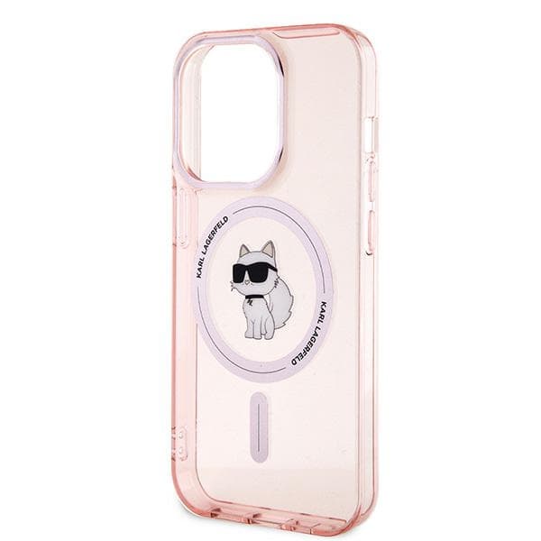 Karl Lagerfeld IML MagSafe iPhone 14 Pro Růžová Choupette - náhled 2