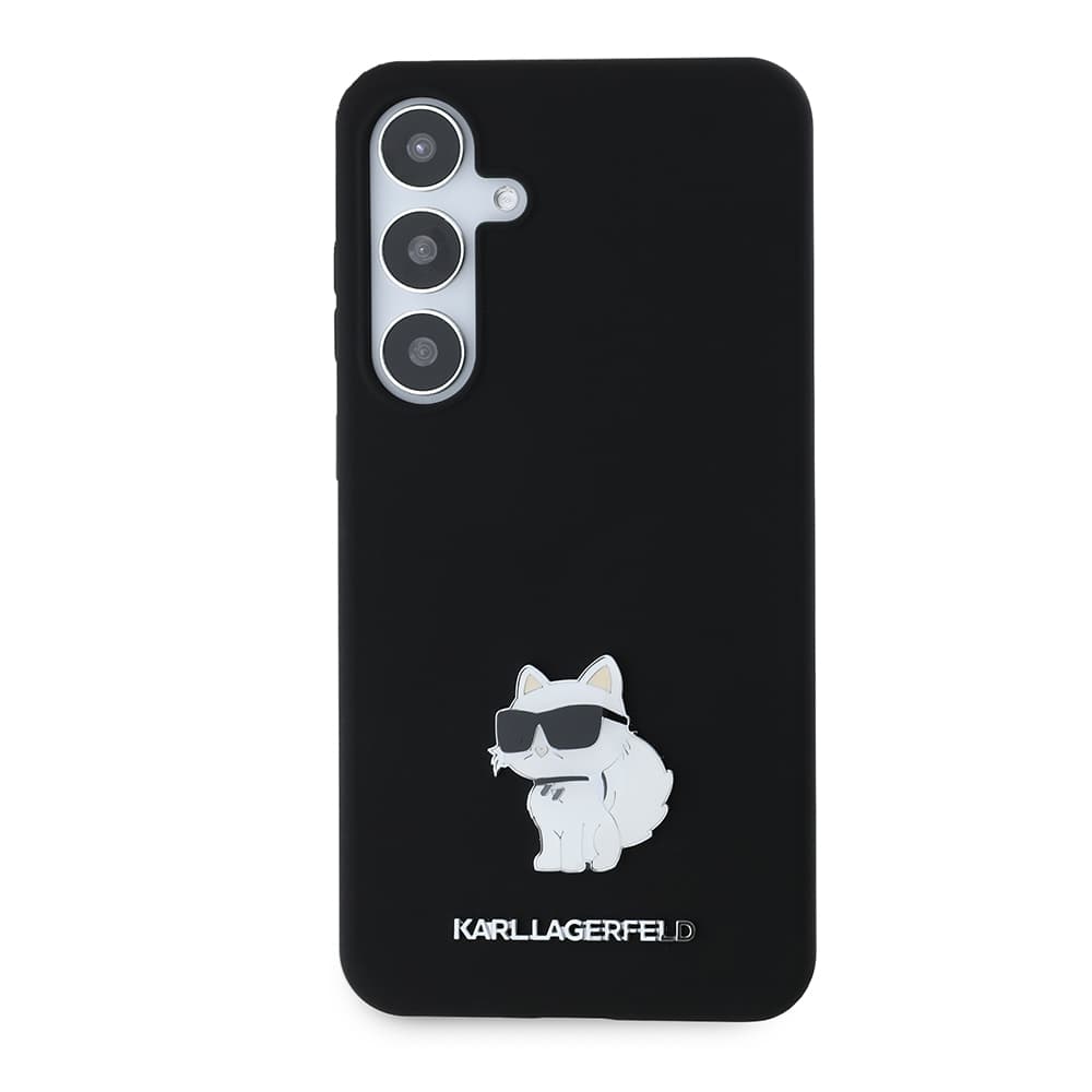 Karl Lagerfeld silikonové pouzdro Samsung Galaxy S24 Plus Choupette růžové - náhled 2