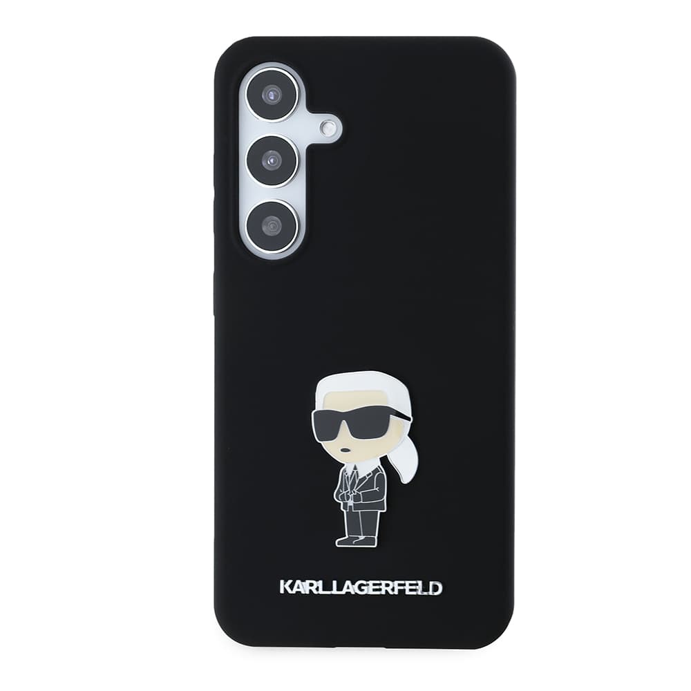 Karl Lagerfeld Silicone pouzdro Samsung Galaxy S24 Ikonik Metal Pin - náhled 2