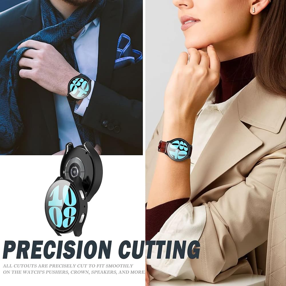 Techsuit Defense360 Pro pro Samsung Galaxy Watch6 (44mm) černá - náhled 2