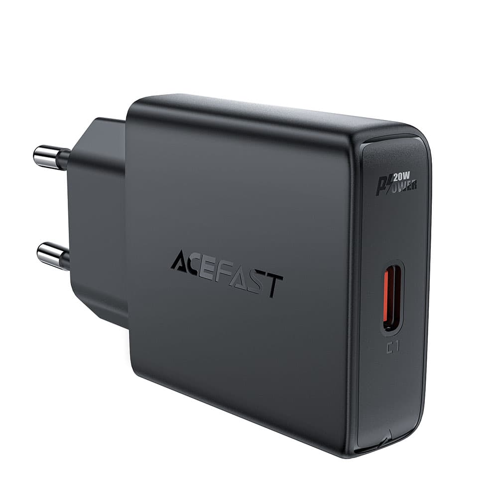 Acefast Wall Charger A65 Type-C GaN Technology 20W Power Delivery černá - náhled 2