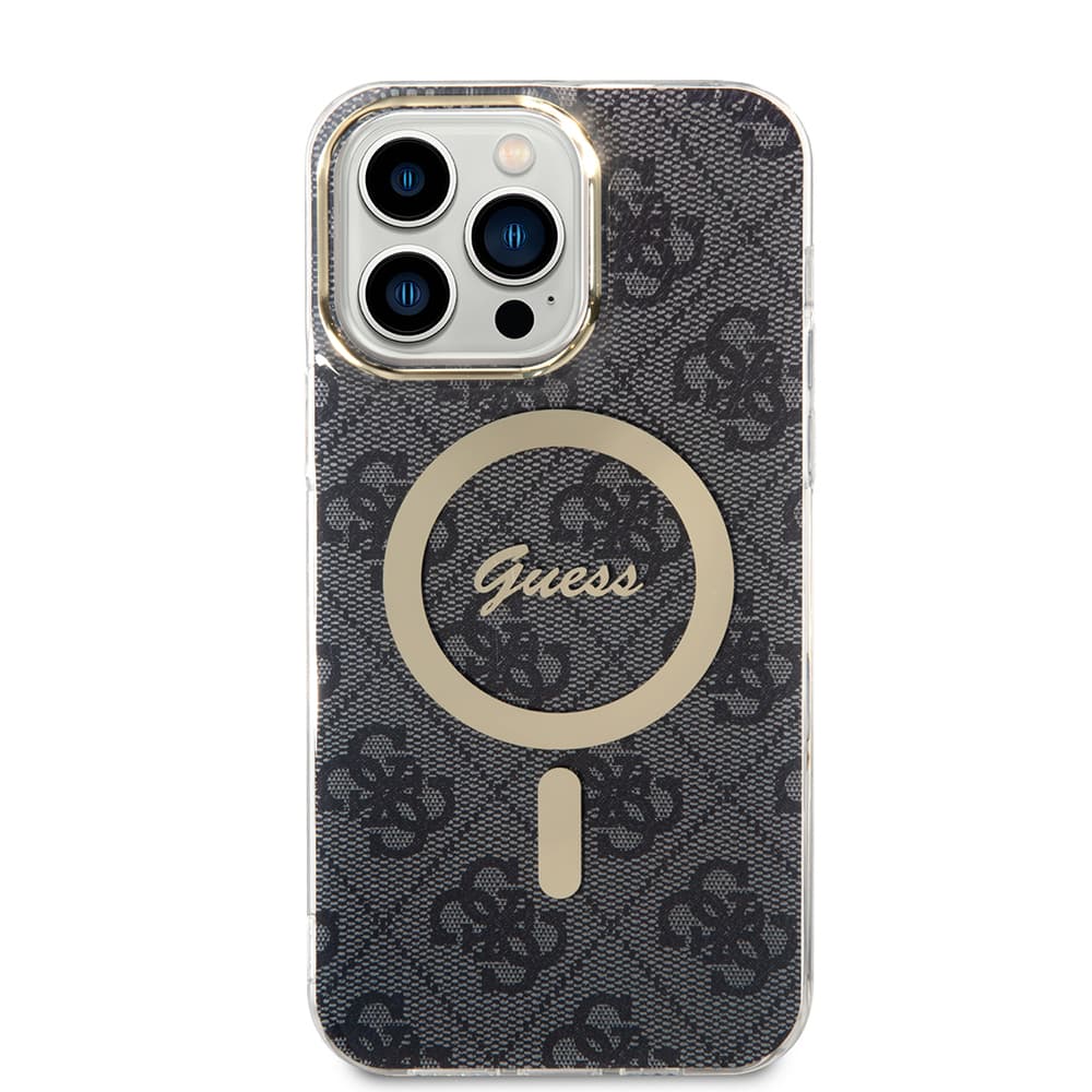 Guess IML 4G MagSafe GUHMP16SH4STK iPhone 16 černý - náhled 2