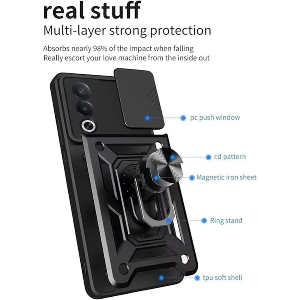 Techsuit CamShield Series pro Oppo A80 5G černý - náhled 2