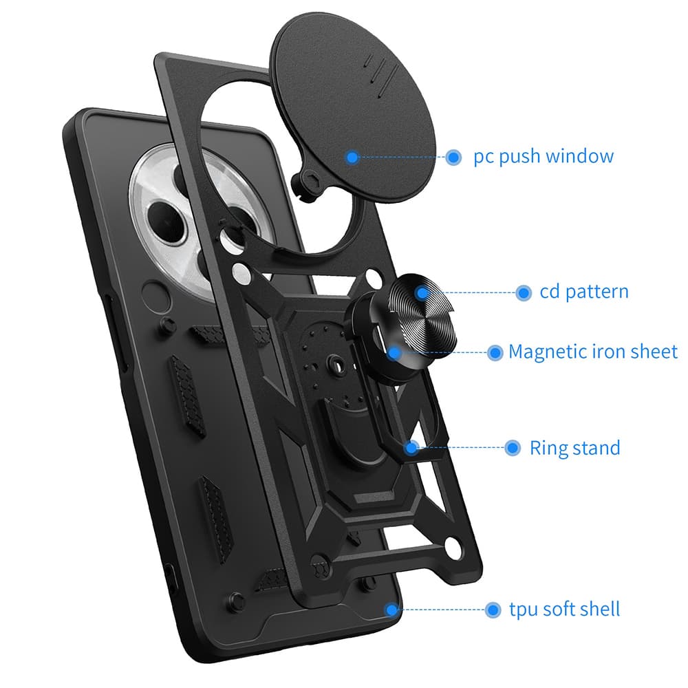 Techsuit CamShield Series pro Xiaomi Redmi 14C Poco C75 růžově zlatá - náhled 2