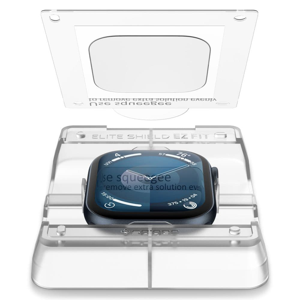 Spigen Elite Shield EZ Fit (2 balení) Apple Watch 10/11 46mm Čirá - náhled 2