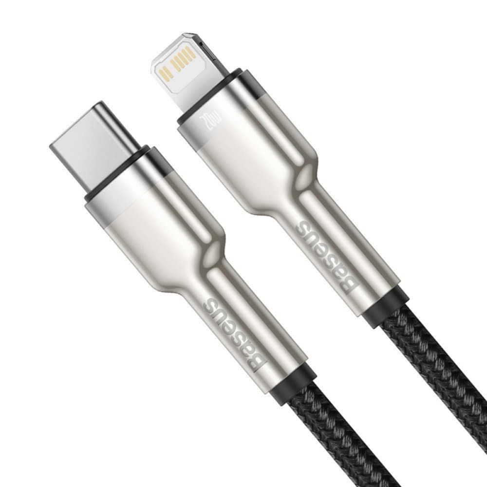 Baseus Kabel Cafule Type-C na Lightning 20W 2m Černý - náhled 2
