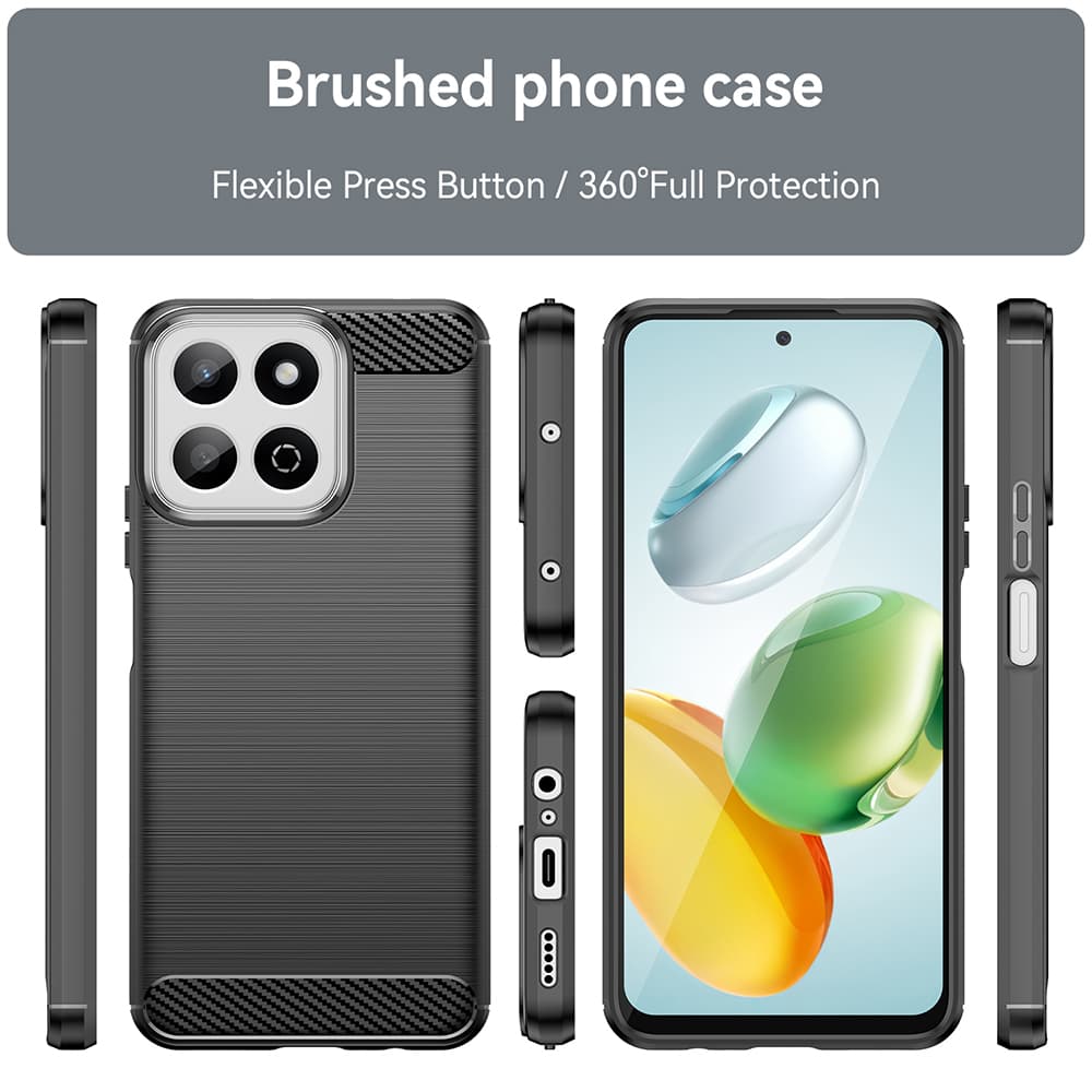 Techsuit Carbon Silicone pro Xiaomi 14T černá - náhled 2