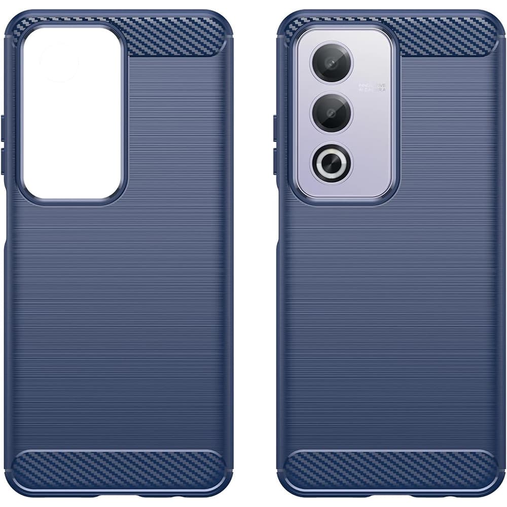 Pouzdro Techsuit Carbon Silicone pro Oppo A80 5G modré - náhled 2