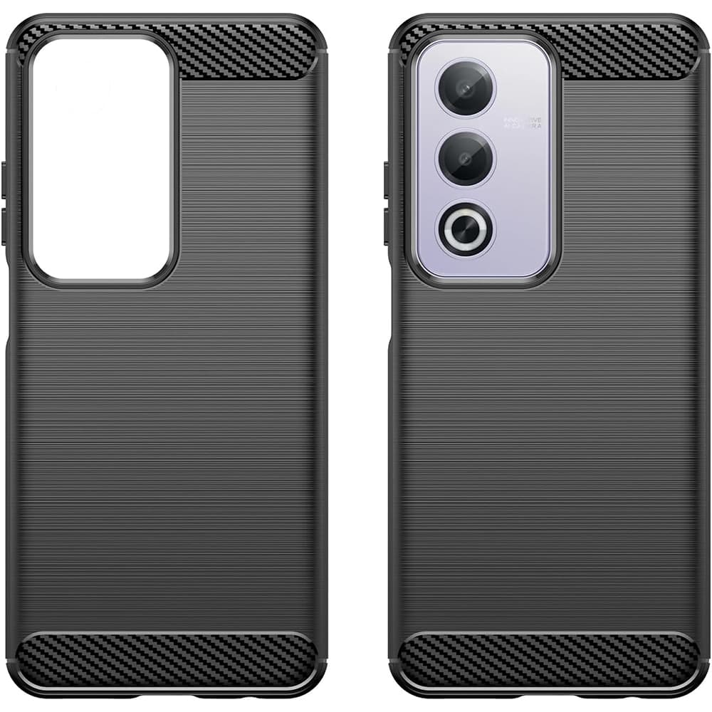 Pouzdro Techsuit Carbon Silicone pro Oppo A80 5G černé - náhled 2