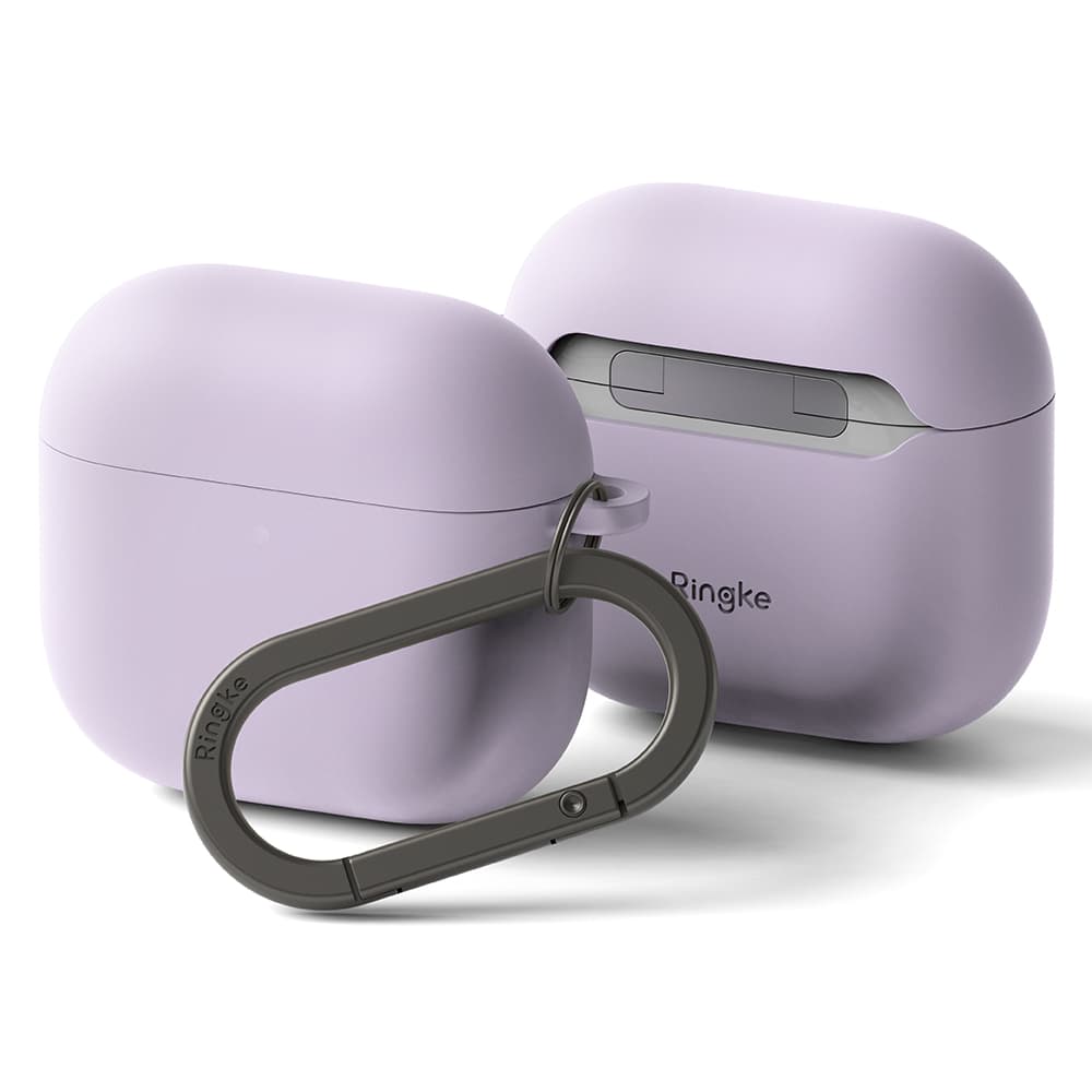 Ringke - silikonové pouzdro - Apple AirPods 4 - světle fialové - náhled 2