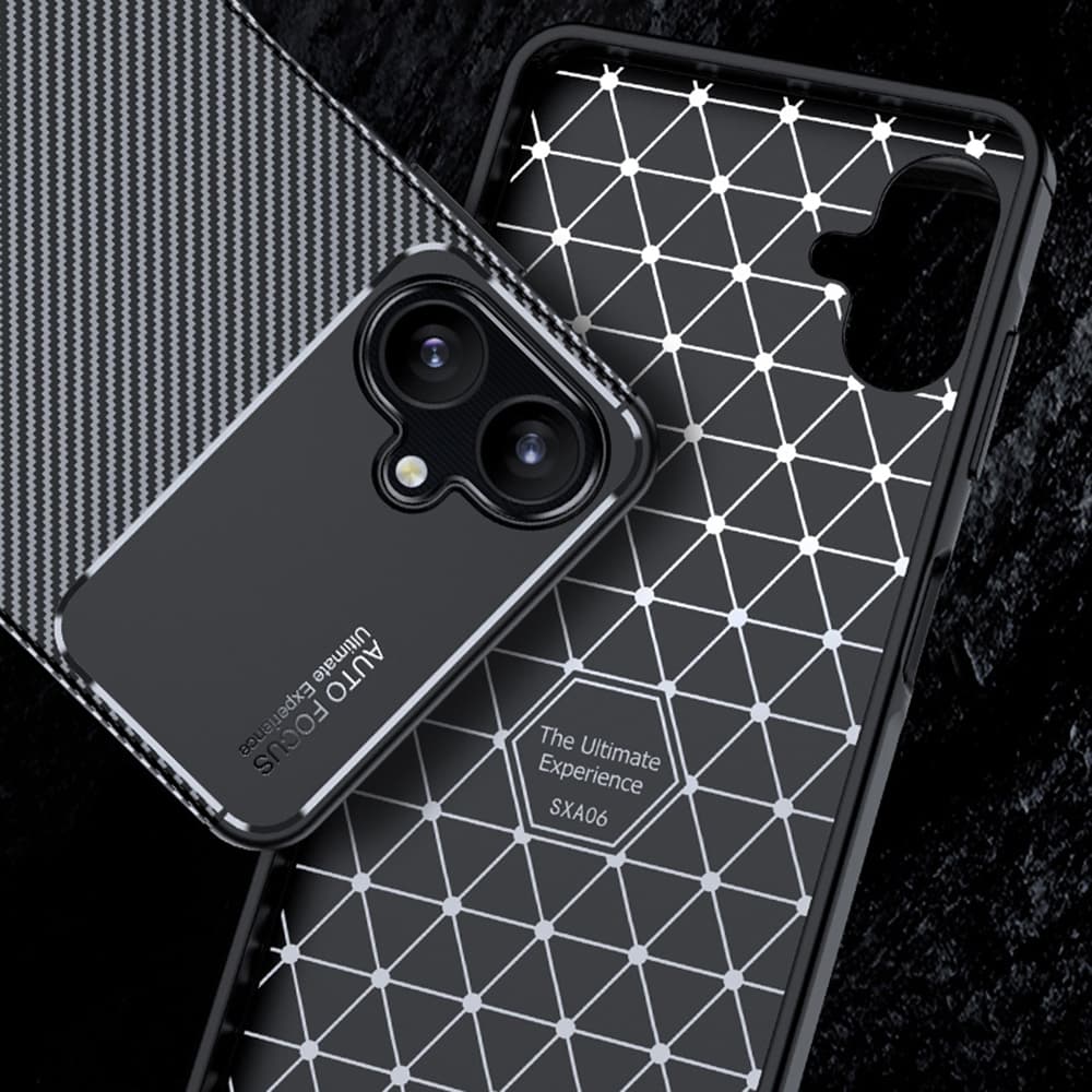 Techsuit CarbonFiber pro Samsung Galaxy A06 černý - náhled 2