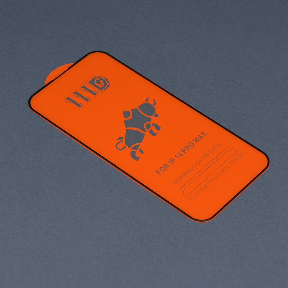 Techsuit 111D Celoplošné sklo iPhone 14 Pro Max Černé - náhled 2