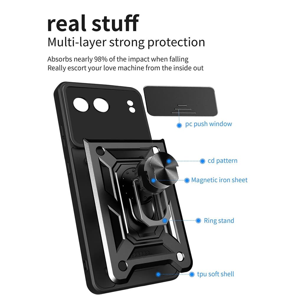 Techsuit CamShield Series pouzdro pro OnePlus Nord 4 černé - náhled 2