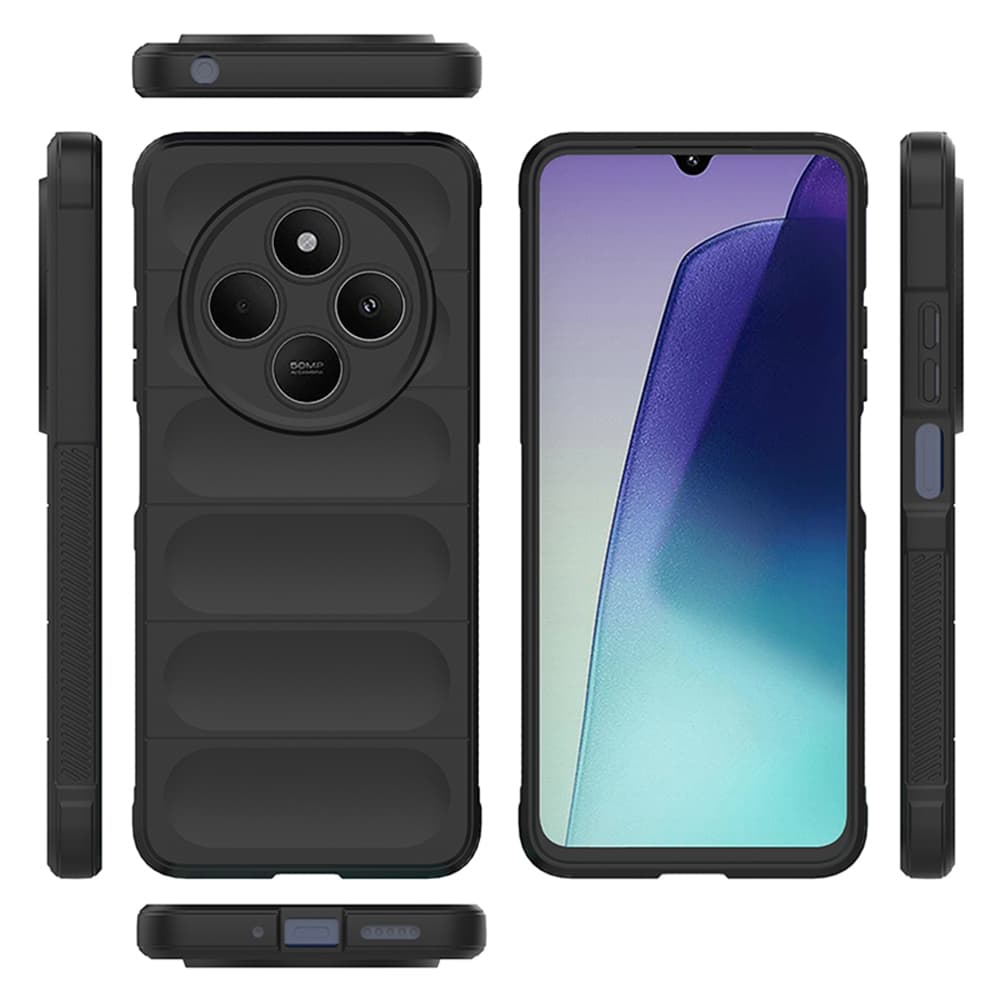 Ochranný kryt Techsuit Magic Shield pro Xiaomi Redmi 14C Poco C75 černý - náhled 2