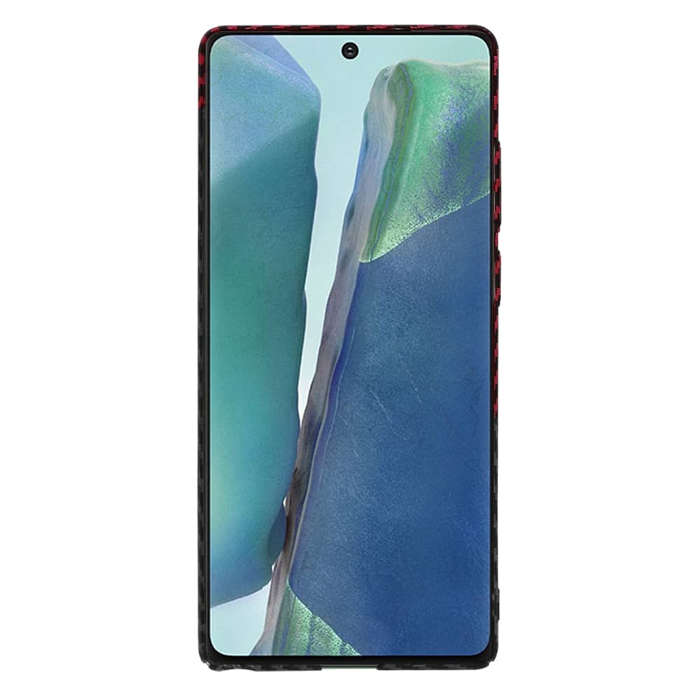 Techsuit FiberShell pouzdro Samsung Note20 4G5G Red Vortex - náhled 2