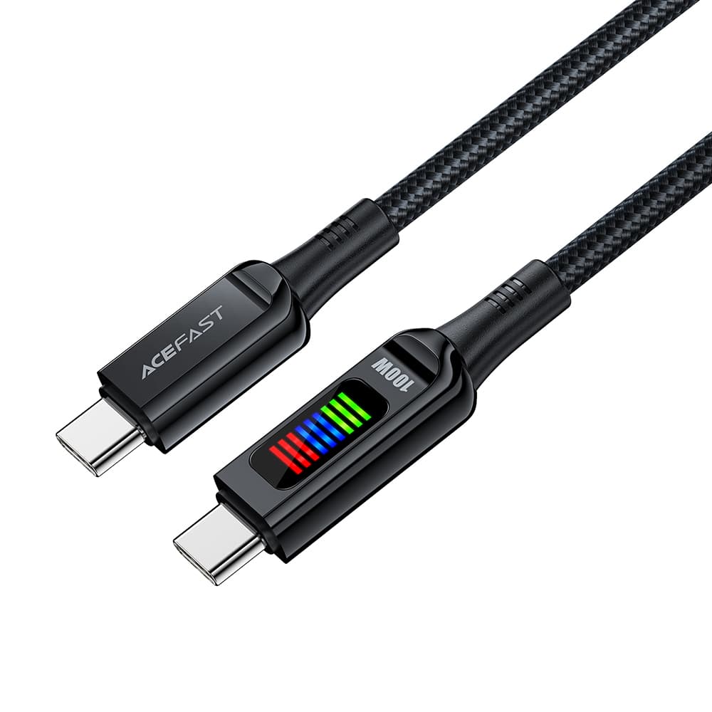 Acefast Datový kabel C7-03 Type-C na Type-C 100W rychlé nabíjení 1.2m černý - náhled 2