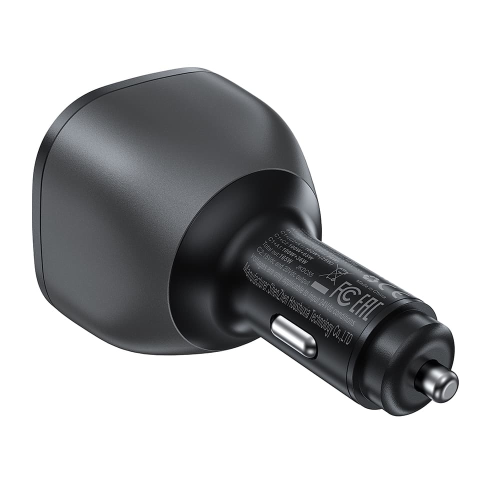 Acefast Car Charger B14 2x USB-C USB 165W Rychlé Nabíjení Černá - náhled 2