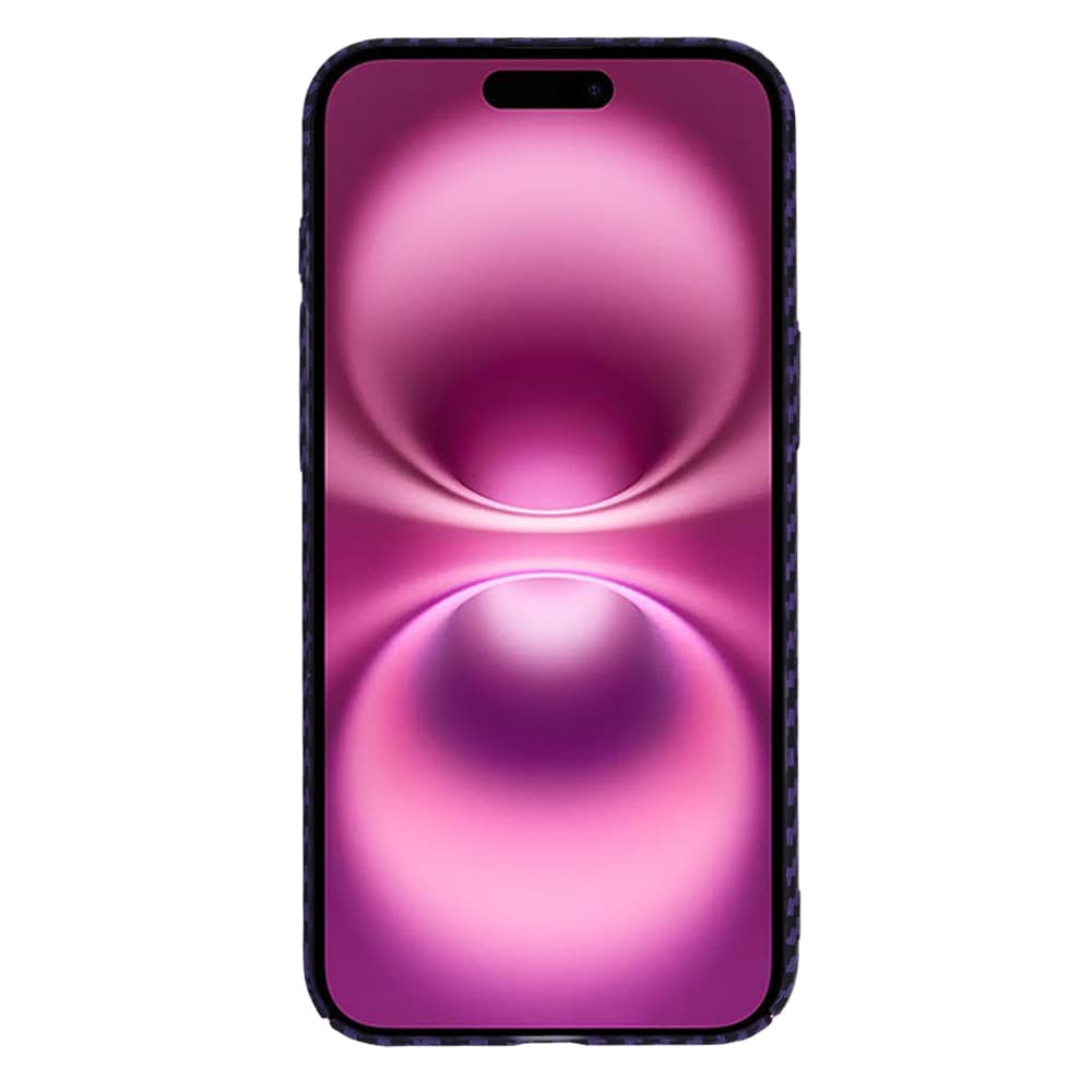Techsuit Carbonite FiberShell iPhone 16 Plus fialový - náhled 2