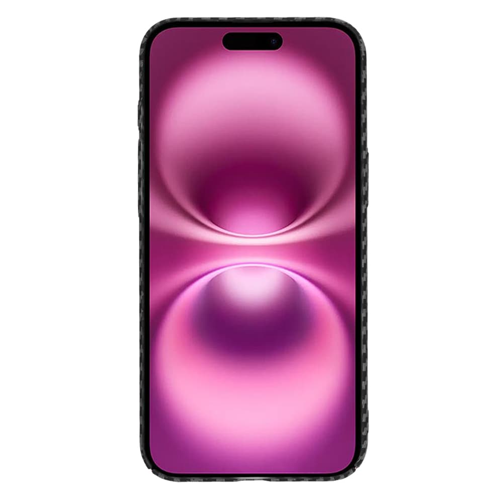 Techsuit Carbonite FiberShell iPhone 16 Plus Black - náhled 2