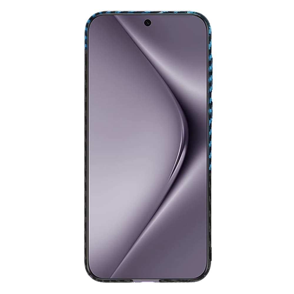 Techsuit Carbonite FiberShell Huawei Pura 70 Pro Blue Pulse - náhled 2