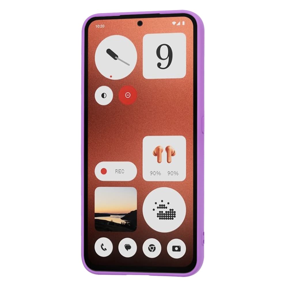 Telefon Nothing CMF 1 fialový Techsuit SoftFlex - náhled 2