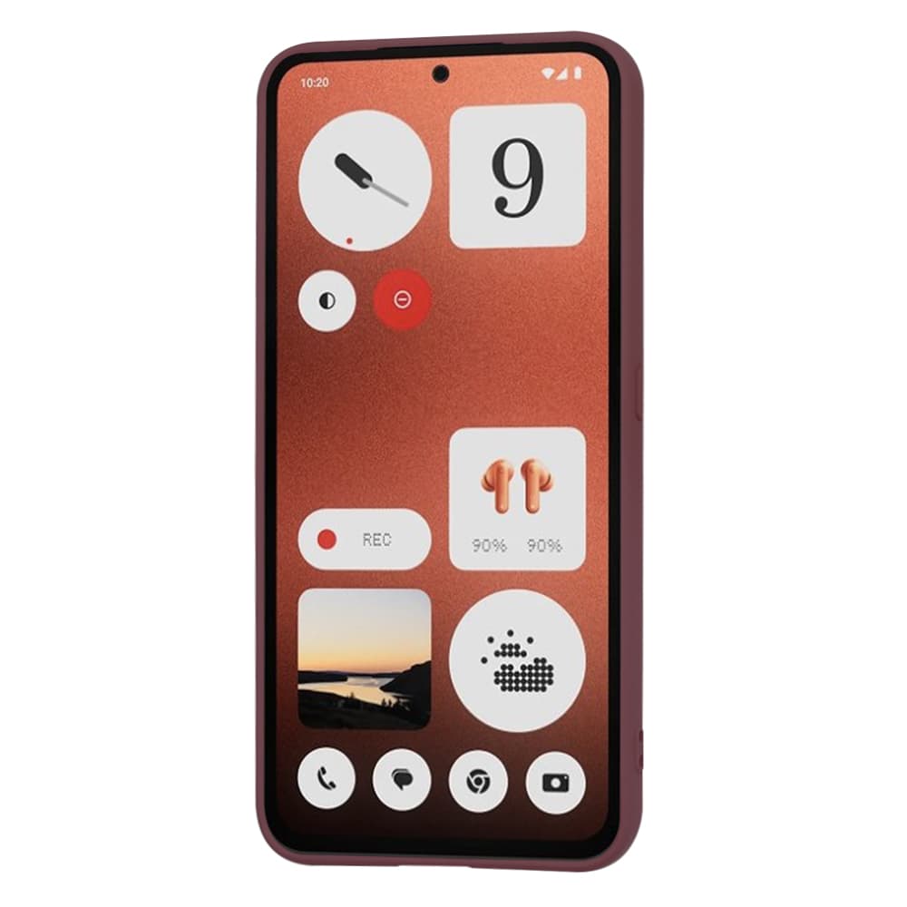 Techsuit SoftFlex Nothing CMF Phone 1 švestkově červený - náhled 2