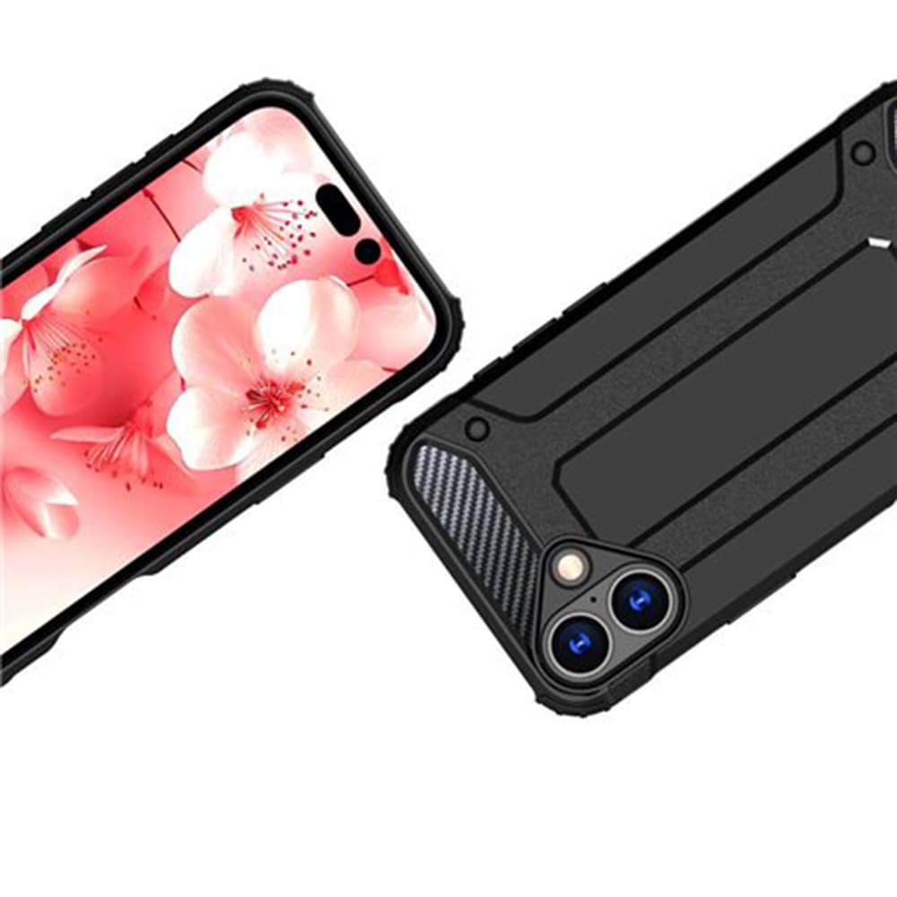 Techsuit Hybrid Armor pro iPhone 16 Pro černý - náhled 2