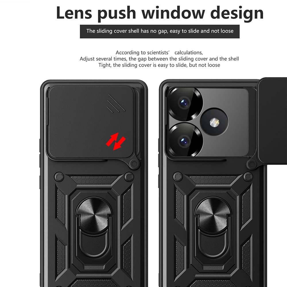 Techsuit CamShield Series Xiaomi Poco F6 Černá - náhled 2