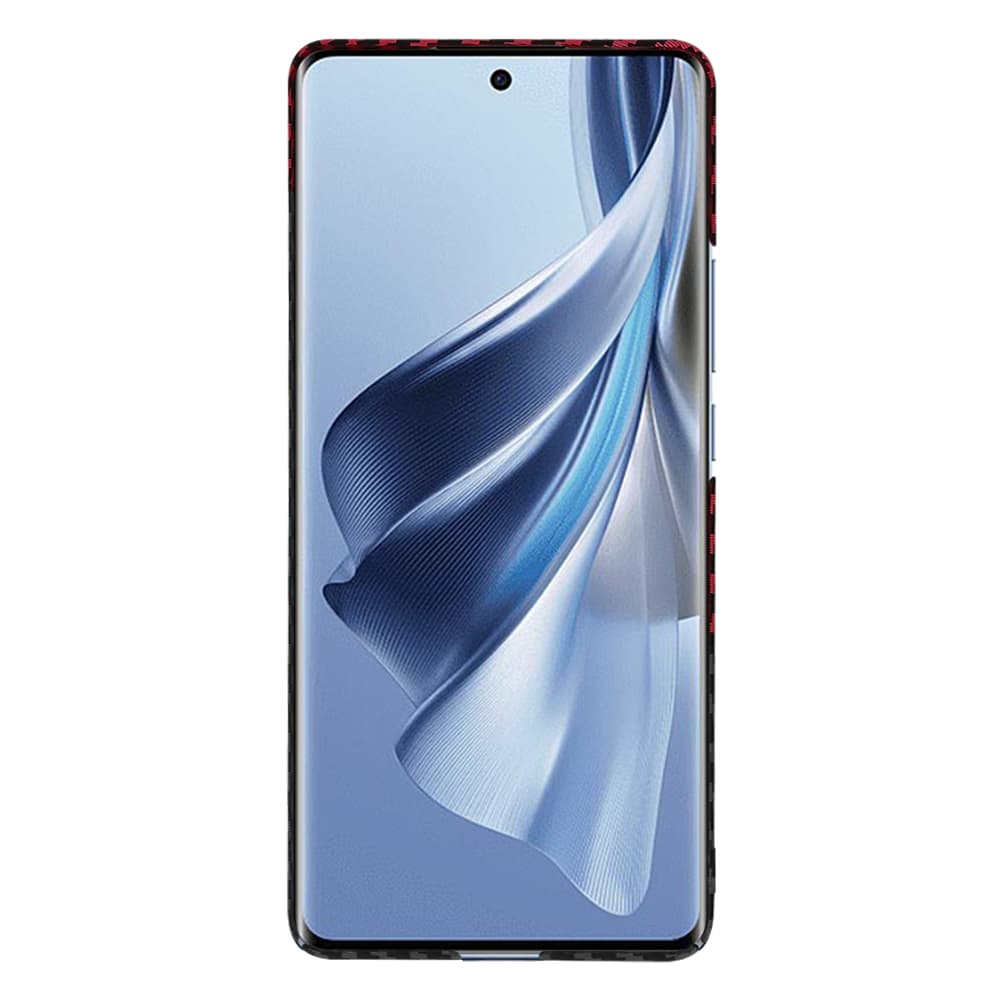 Techsuit Carbonite FiberShell pro Oppo Reno10 Pro Red Vortex - náhled 2