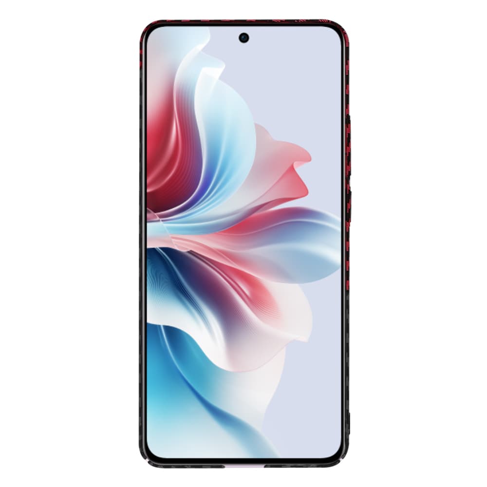 Techsuit Carbonite FiberShell pro Oppo Reno11 F Red Vortex - náhled 2