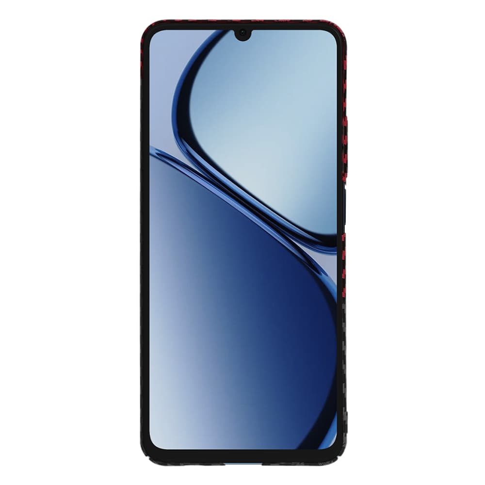 Pouzdro Techsuit Carbonite FiberShell pro Realme C61 C63 červený Vortex - náhled 2