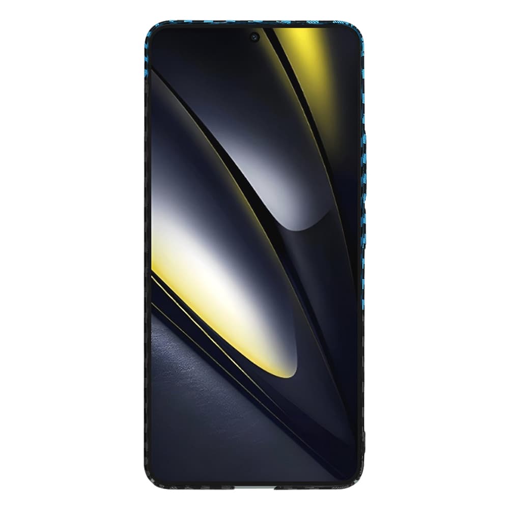 Kryt Techsuit - Carbonite FiberShell - Xiaomi Poco F6 Modrý - náhled 2