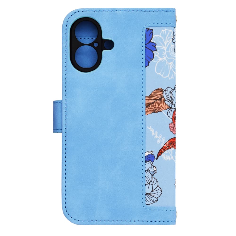 Techsuit FlipCraft iPhone 16 v zářivě modré barvě - náhled 2