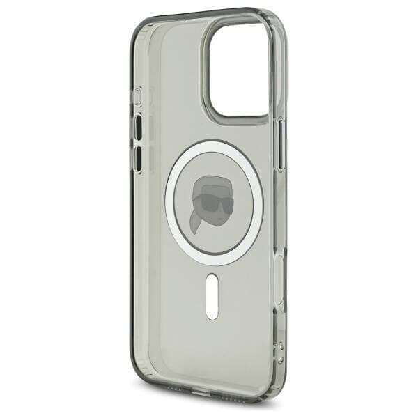 Karl Lagerfeld IML MagSafe iPhone 16 Pro Metalová Karlova hlava - náhled 2