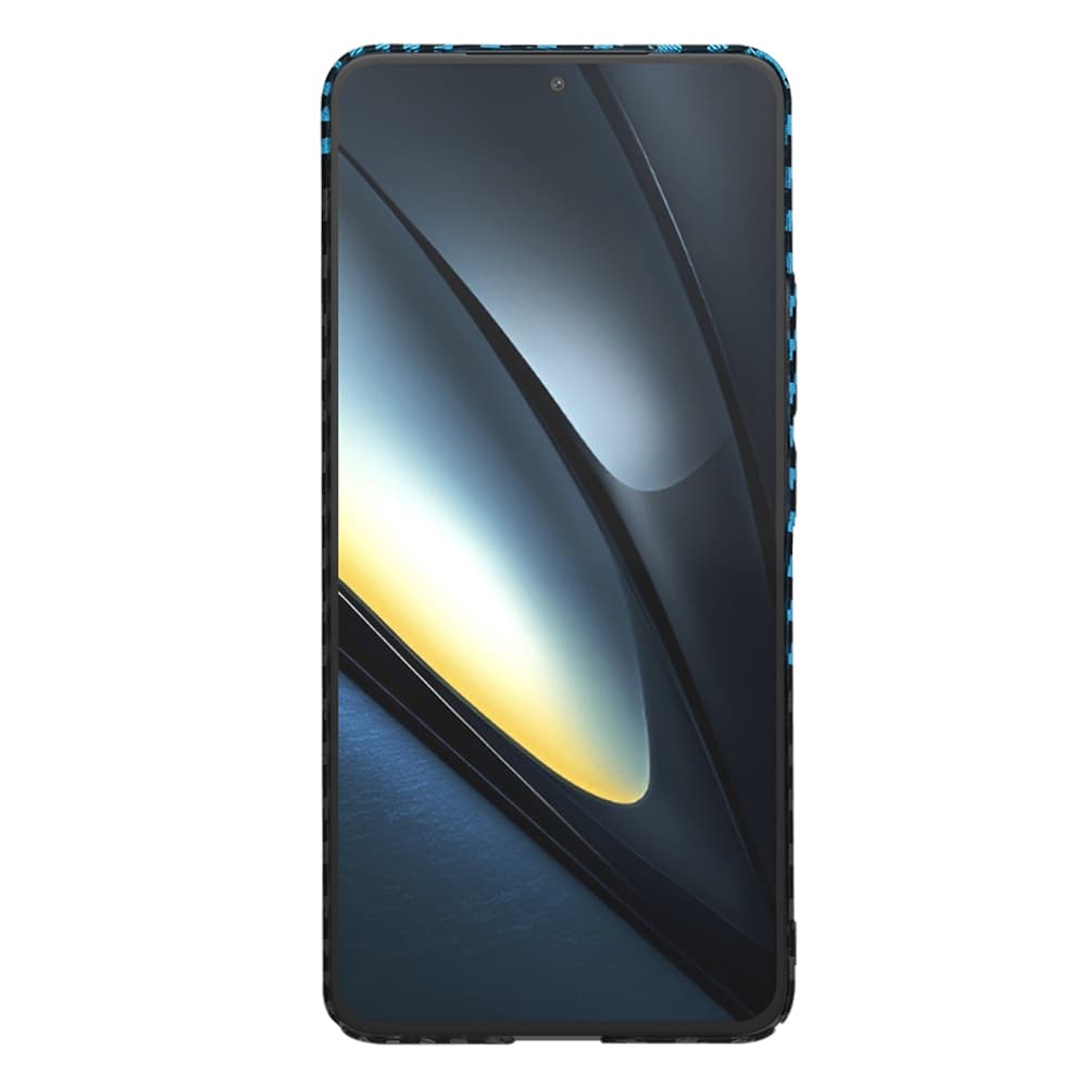 Techsuit Carbonite FiberShell Xiaomi Poco F6 Pro Blue Pulse - náhled 2