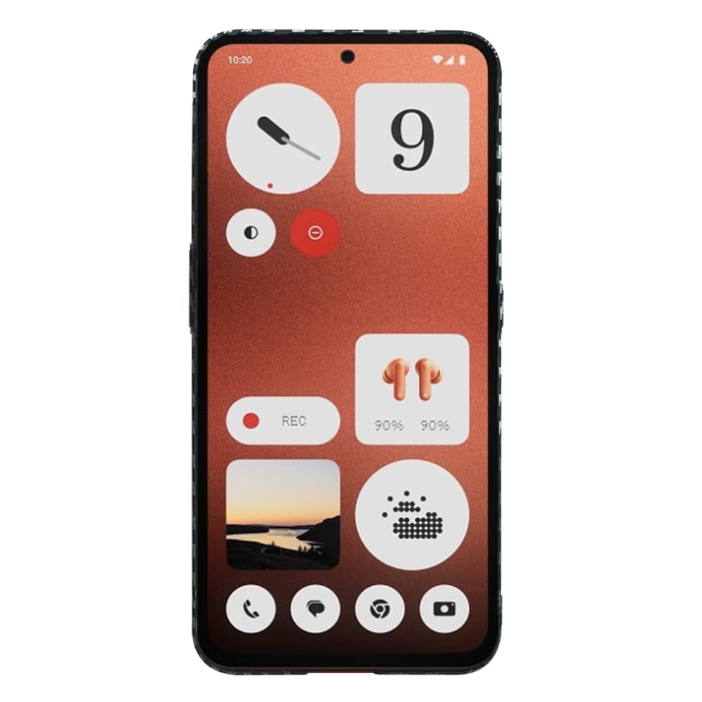 Telefon Nothing CMF Phone 1 Stealth šedá Techsuit Carbonite FiberShell - náhled 2