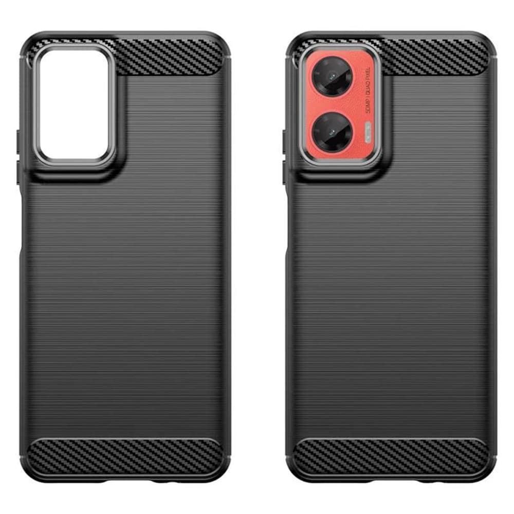 Pouzdro Techsuit Carbon Silicone pro Motorola Moto G75 černé - náhled 2
