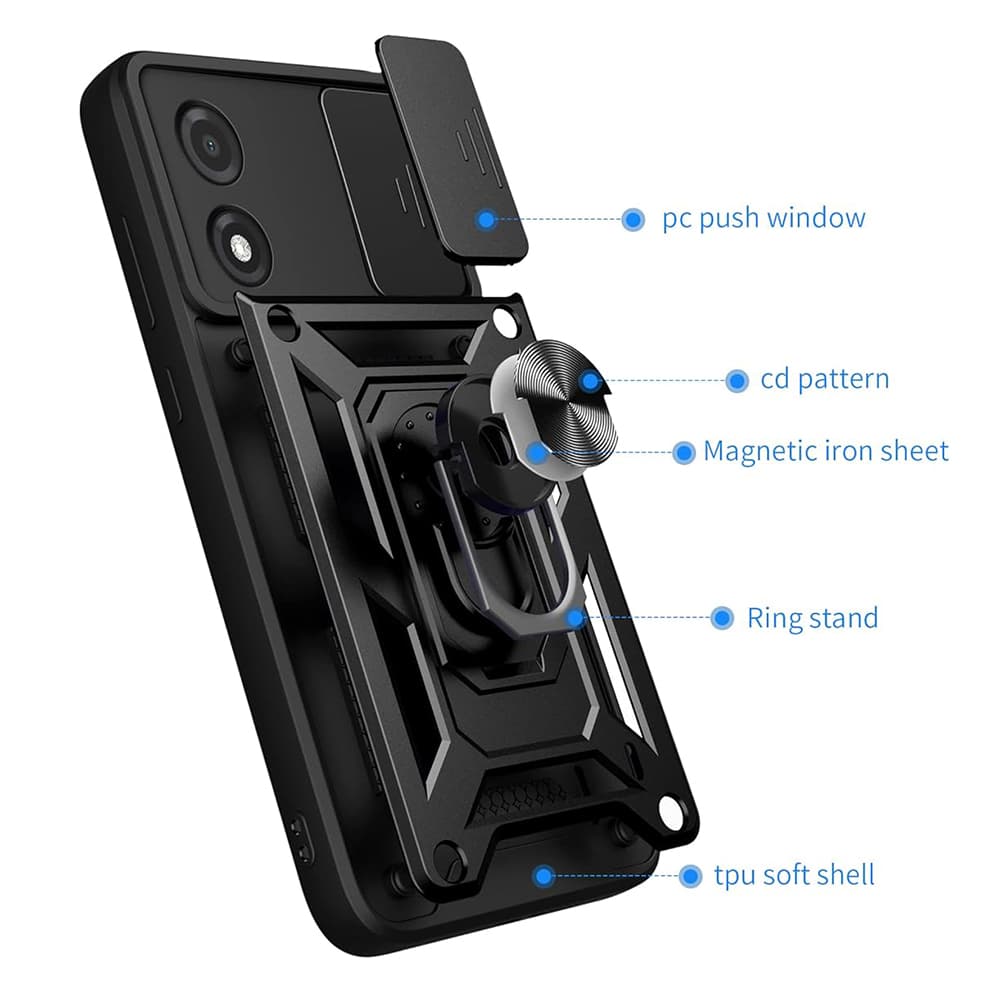 Pouzdro Techsuit CamShield Series pro Tecno Pova 5 Pro černé - náhled 2