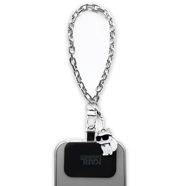 Karl Lagerfeld Wrist Chain KLUCHCSKPK Universal Choupette stříbrná - náhled 2