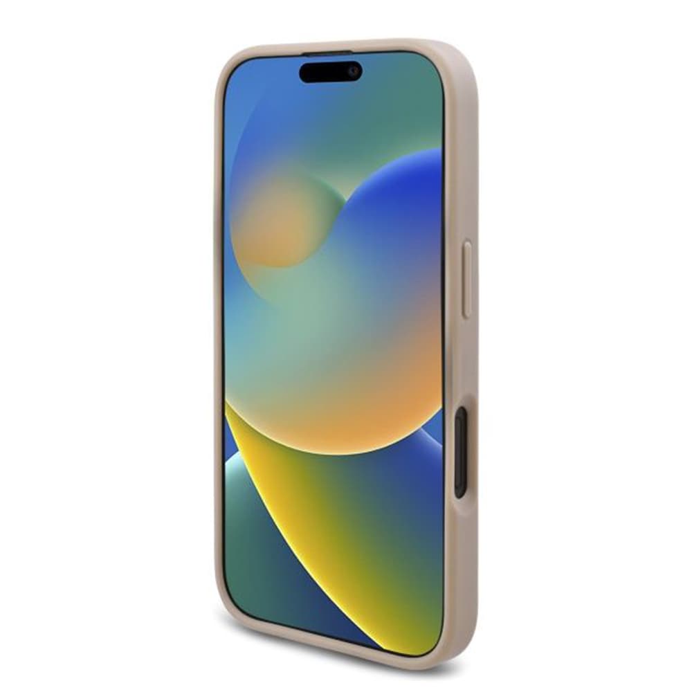 Guess Hardcase 4G Triangle Metal Logo iPhone 16 Plus bílý - náhled 2