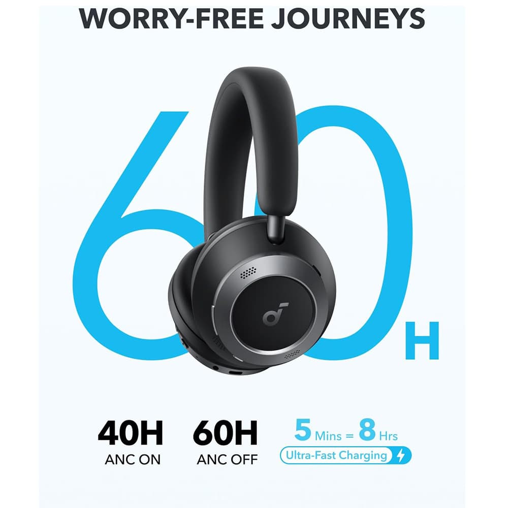 Anker bezdrátová sluchátka SoundCore Space One Pro černá - náhled 2