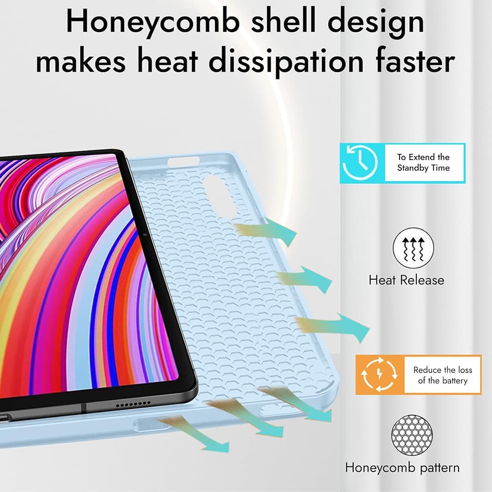 Techsuit Flex Trifold s držákem pera Redmi Pad Pro Matcha zelená - náhled 2