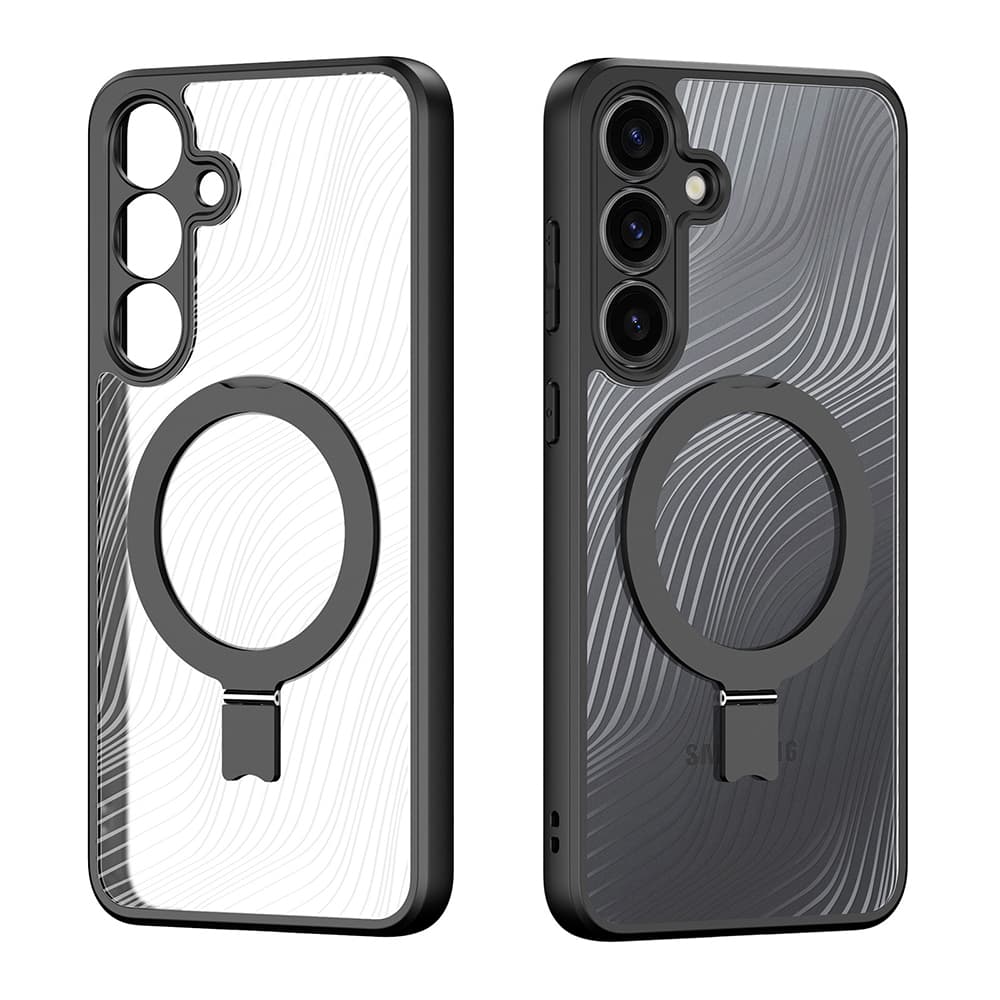 Dux Ducis Aimo MagSafe magnetický stojánek Samsung Galaxy S25 černý - náhled 2