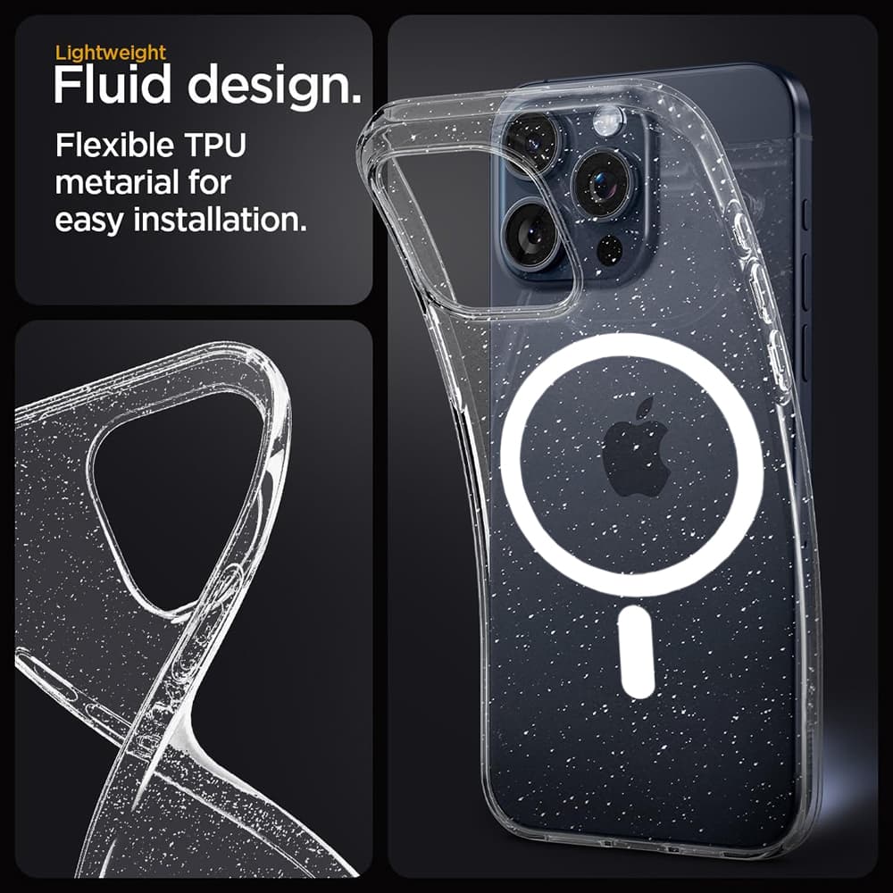 Techsuit SparkleSkin MagSafe Series iPhone 12 Pro průhledný obal - náhled 2