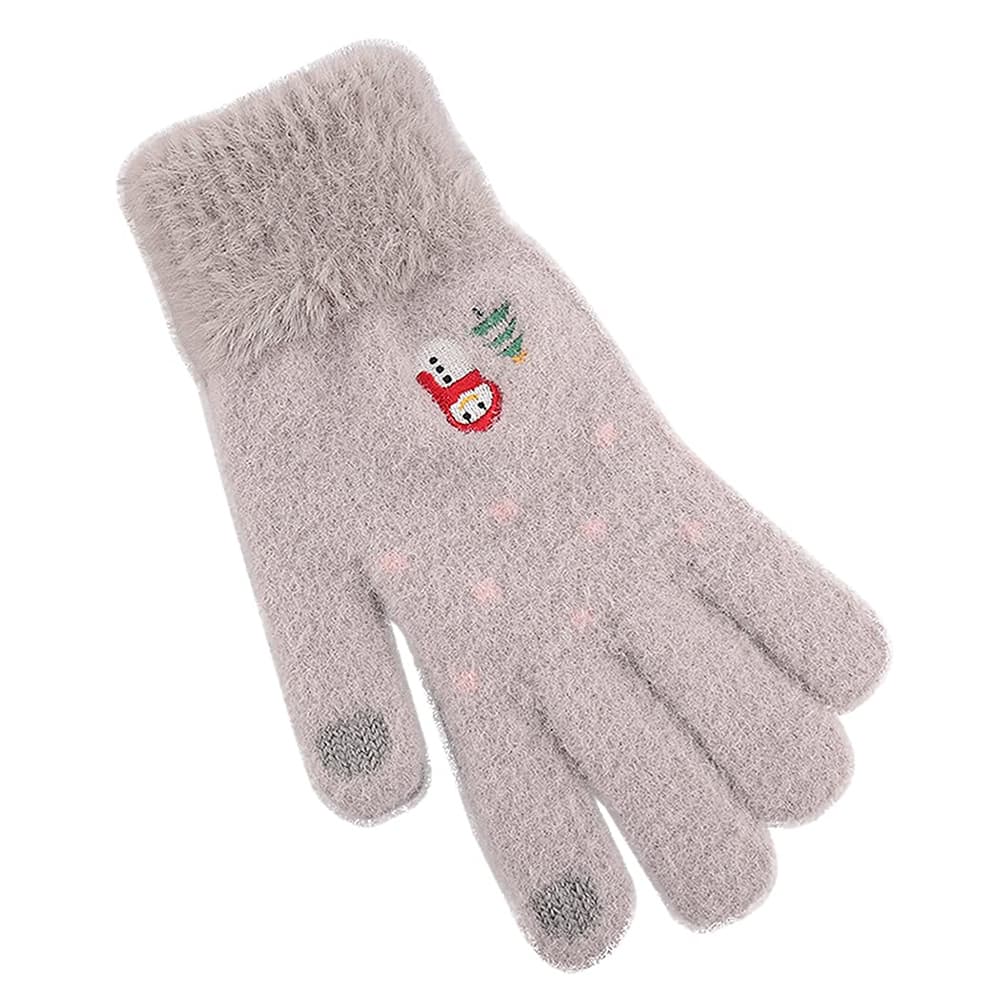 Rukavice Techsuit ST0011 z norkové kožešiny velikost 21 cm šedé - náhled 2