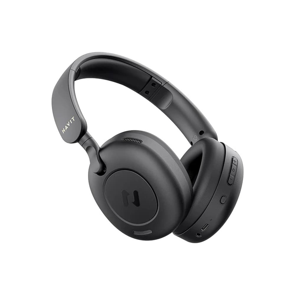 Havit H655BT Bezdrátová sluchátka na uši Bluetooth 5.3 černá - náhled 2