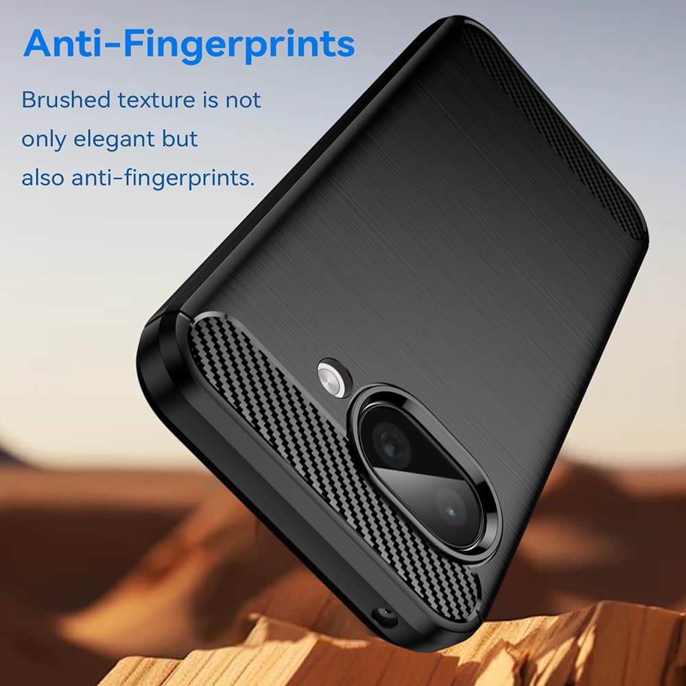 Techsuit Carbon Silicone pro Google Pixel 9a černý - náhled 2