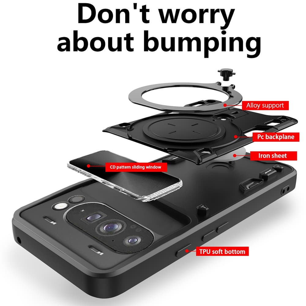 Pouzdro Techsuit CamShield Series pro Motorola Moto G75 černé - náhled 2
